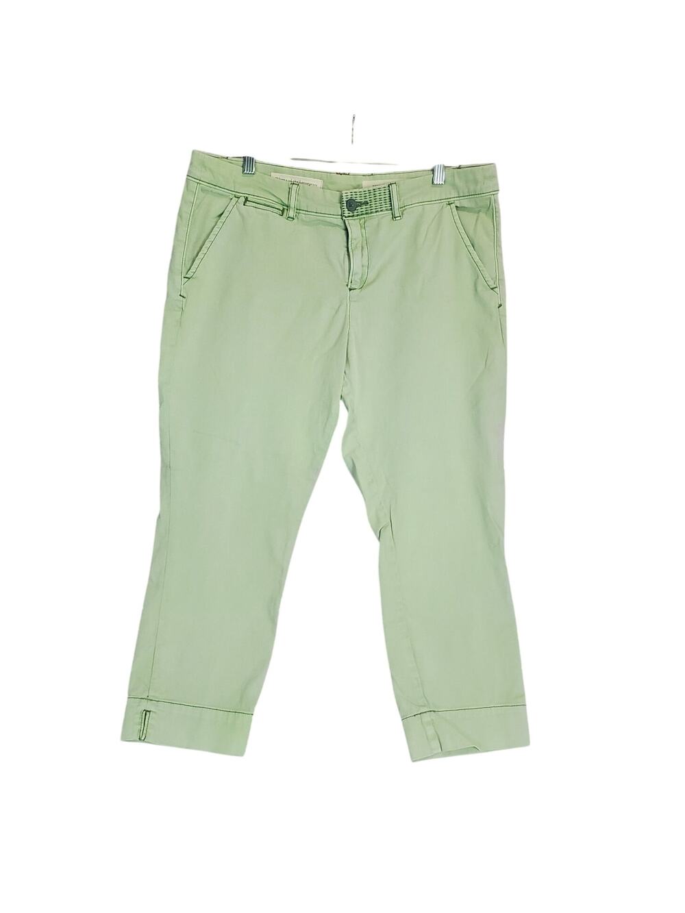 Anthropologie Pilcro and the Letterpress Capris 31 Pastel Mint Green Crop Pants